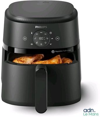 the philips air fryer is ready to be cooked in the oven
