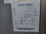 a picture of a refrigerator that has a circuit diagram on it