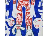 une image représentant un tableau où l'on voit un homme et une femme se tenant la main