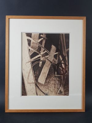 une image représentant une photo en noir et blanc d'une structure en bois
