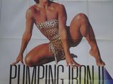 affiche de cinéma représentant une femme en maillot de bain à imprimé léopard, assise par terre