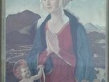 an image of a painting of a woman holding a child