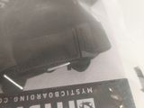 a picture of a black and white photo of a wrist strap