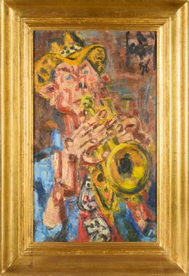 Gen PAUL (1895-1975). Le trompettiste, 1956. - Photo 1