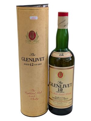 the glenlivet 12 year old single malt scotch whisky