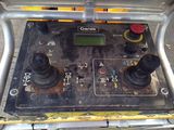 a close up of a control panel on the back of a vehicle