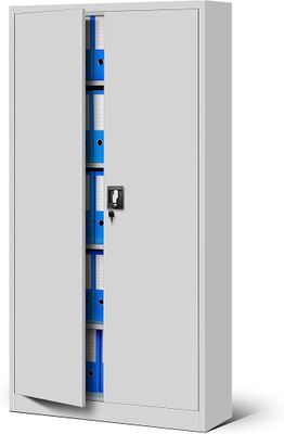 3.5// Jan Nowak Armoire de Bureau Métallique 4 étagères tôle…
