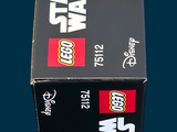 a black box with a lego star wars logo on it