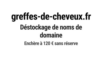 Nom de domaine greffes-de-cheveux.