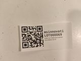 a qr code on the back of a toilet seat