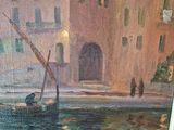 an image of a painting of a boat in the water