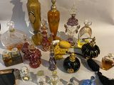 a lot of glass items that are on the table