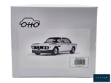 a white box with a picture of a car on it