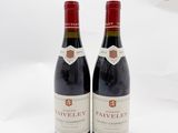 deux bouteilles de vin rouge posées l'une à côté de l'autre sur une surface blanche