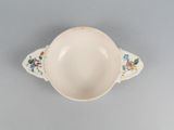 an image of a white bowl with a floral design on it