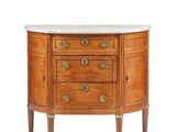 a george iii mahogany and marble commode