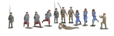 L.P, B.V ou similaires. Zouaves et Grande Guerre