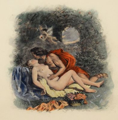 Dorat. Les baisers, illustrations de P. - Photo 1