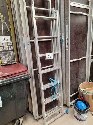 Échelle alu transformable MAC ALLISTER, 3 brins, 4 m - Photo 1