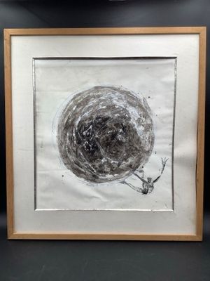 FERRER Guy (né en 1955), « L’Ex-plorant », huile sur papier …