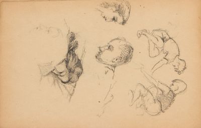 Attribué à Paul Strecker (1900-1950) Carnet de croquis - Ban…