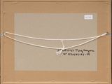 an old picture of a piece of paper with a string attached to it