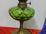 two vases that are sitting on a table