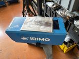 a blue box that is sitting on top of a cart