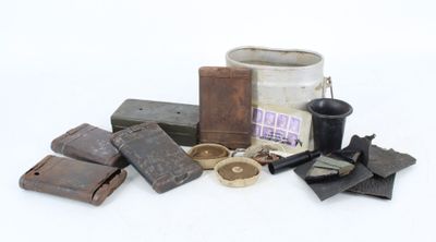 a lot of tools that are sitting on a white surface