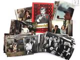 un assortiment de photos en noir et blanc d'hommes et de femmes sur fond blanc