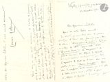 a handwritten letter on a piece of paper with handwriting