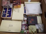 a box full of assorted items that are in it