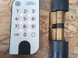 a picture of a water meter and a remote control