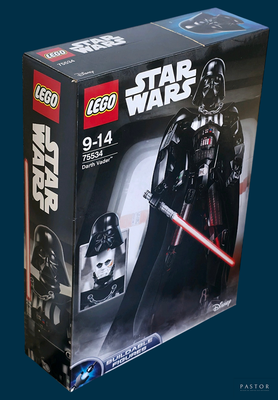 a box with a lego star wars figure on it