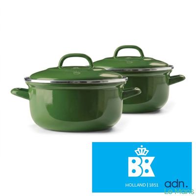 Expédition obligatoire - Lot de 2 cocottes de la marque BK (…