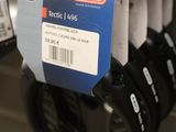 a bunch of tires that are on display in a store