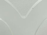 a pair of silver hoop earrings with diamonds on them