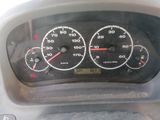 a close up of a speedometer in a car