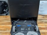 a suitcase that has two speakers inside of it