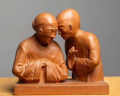 A. ROS, dans le style de Gaston HAUCHECORNE (1880-1945).