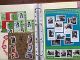 a binder with pictures of people and pictures on it