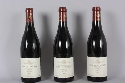 3 B CLOS DE VOUGEOT "VIEILLE VIGNE" (Grand Cru) quelques mar…