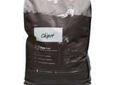 a bag of dog food that is sitting on a table