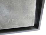 a close up of a picture of a painting on the wall