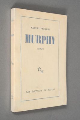 the front cover of a book with blue writing on it