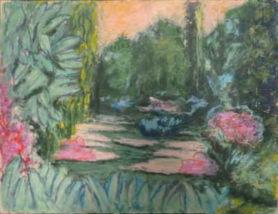 Jean- Luc GRAPPIN "Sous les saules, Giverny" 2014