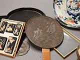 a lot of different items that are sitting on a table