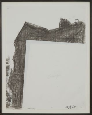 une image d'un dessin en noir et blanc d'un bâtiment