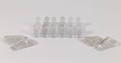 BACCARAT, attribué à, modèle dit "au roi de Rome", suite de …