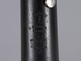 a close up view of the handle of a bassoon